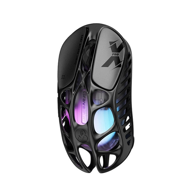 GravaStar Gaming Mouse Mercury X Pro Wireless 8K Dongle Galaxy Black