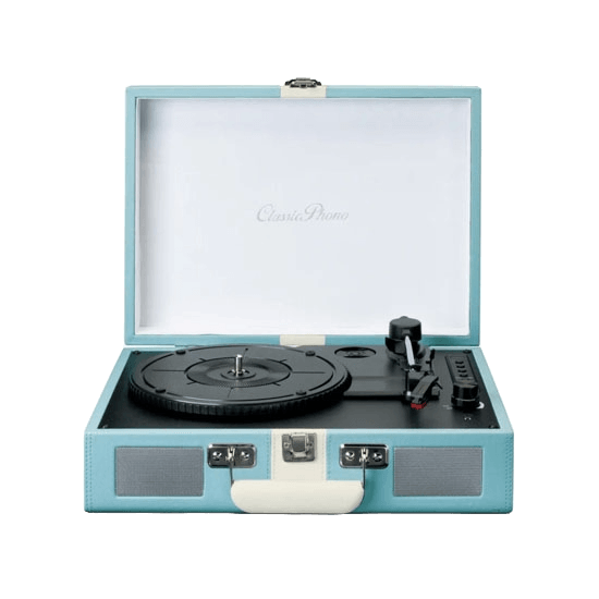 Lenco TT-110 Turntable with BT and  built-in speakers Blue/White
