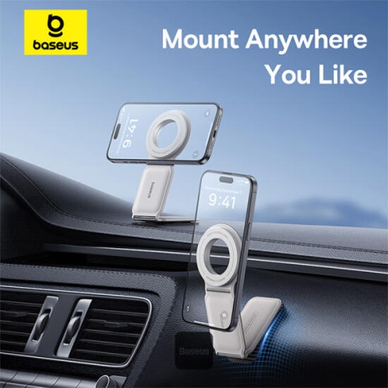 Baseus PrimeTrip Series C02 Mega Magnetic Car Mount Stick-on Version C40169002213-00 White