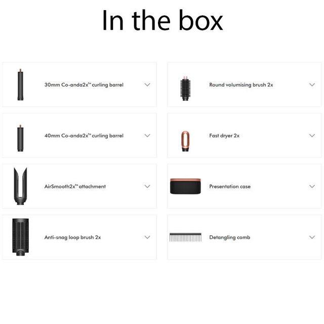 Dyson Airwrap HS09 Coanda2 Multi Styler Amber Silk