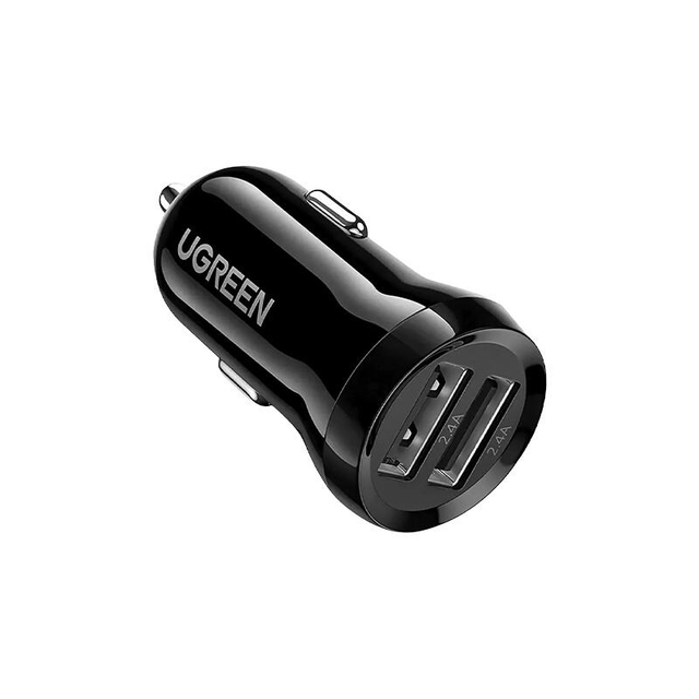 Ugreen Dual USB Car Charger 4.8A 50875 Black
