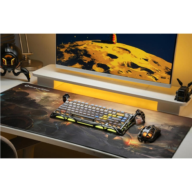 GravaStar Gaming Mouse Pad Shark Black