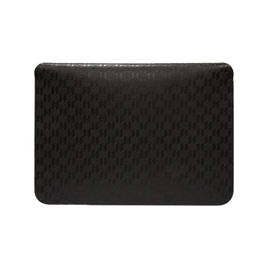 Karl Lagerfeld Saffiano Mono Plaque Computer sleeve 14 inch KLCS14SAKLHPK  Black