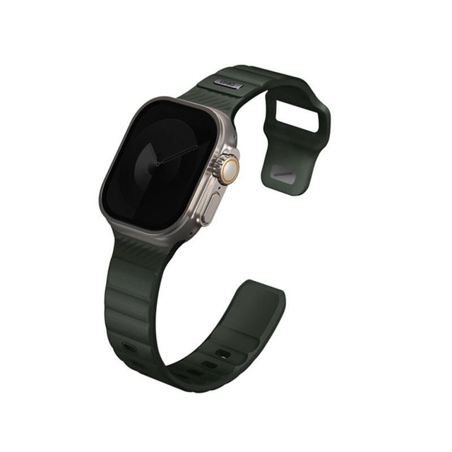 Uniq Stride FKM Rubber Apple Watch Strap 45/44/42mm Moss Green