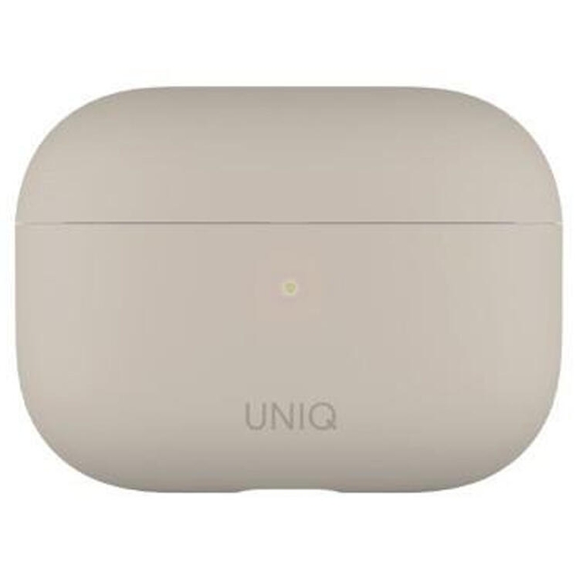 Uniq Lino Hybrid Liquid Silicon Airpods Pro 2 Case Beige