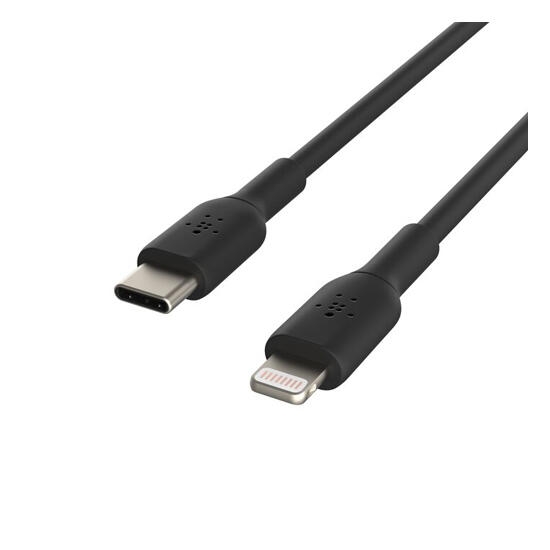 Belkin PVC C to Lightning Cable 1M CAA003bt1MBK Black