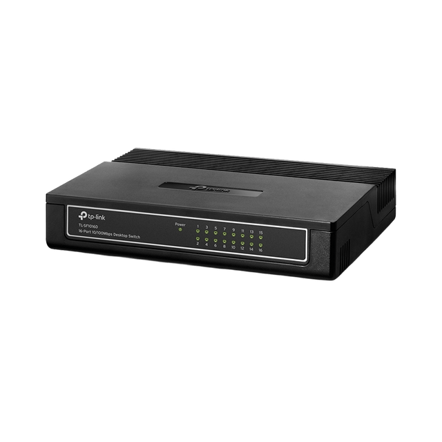 TP-Link TL-SF1016D Desktop Switch Black