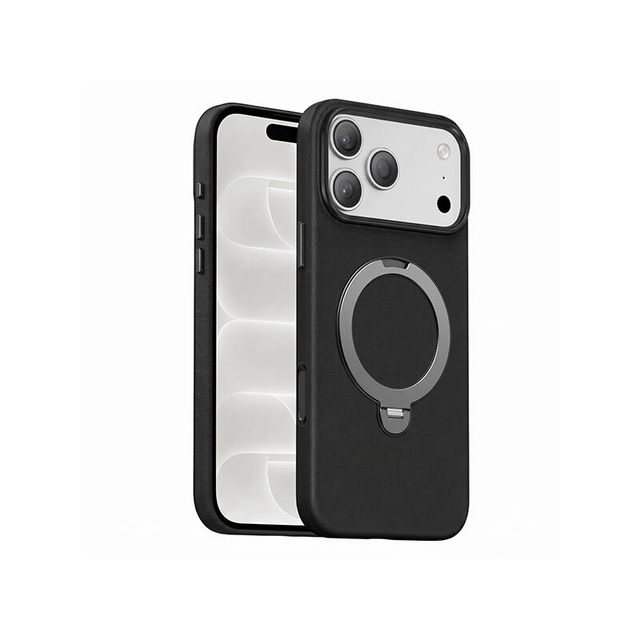 Green Lion Minster Leather Magsafe Case iPhone 18 Pro GNMSMG18PBK Black