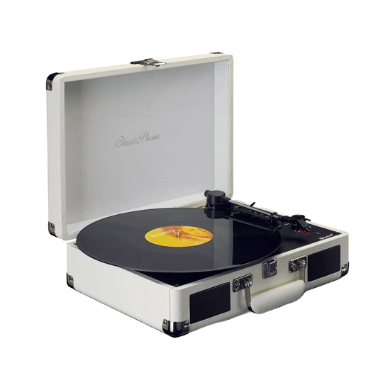 Lenco TT-115 Bluetooth Turntable With Built-In Speakers Cream
