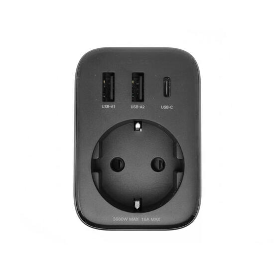 Ugreen 30W Outlet Extender EU (2A1C) 90613 Black
