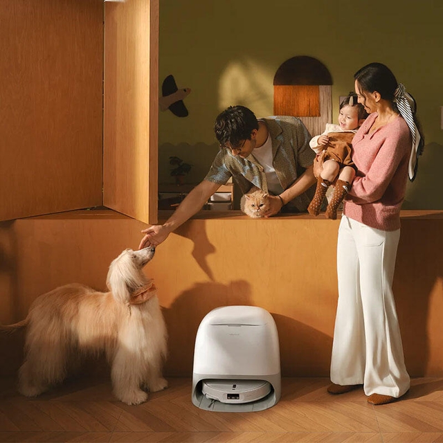 Roborock Robot Vacuum Cleaner Qrevo Curv 2 Pro White
