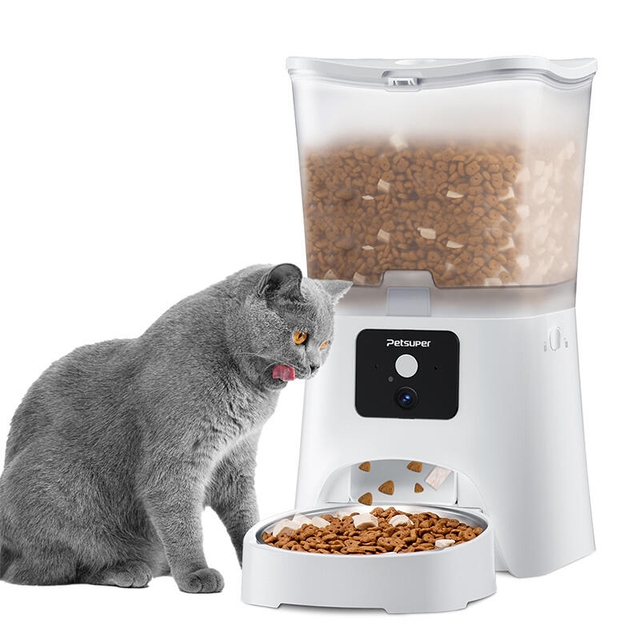 Petsuper Smart Pet Feeder PF02-3 White