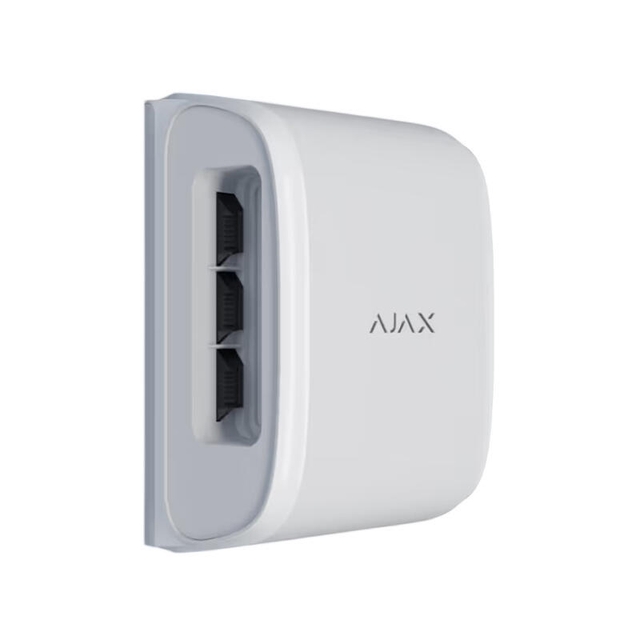 Ajax DualCurtain Outdoor Jeweller White