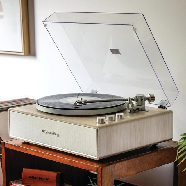 Crosley Stave Record Player Natural