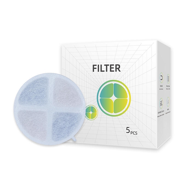 Petsuper Pet Water Dispenser Filter PW01-5 White