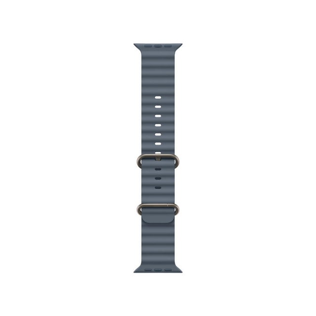 Apple Watch Ultra 3 49mm Natural Titanium Case With Anchor Blue Ocean Band MEWH4