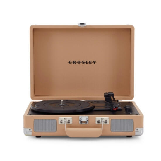 Crosley Cruiser Deluxe Turntable Light Tan