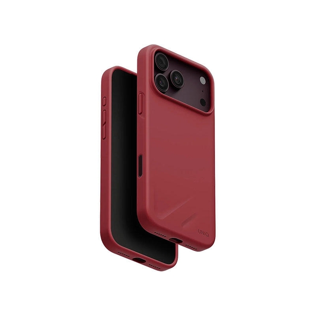 Uniq Hybrid Magclick Charging Lino Apple iPhone 18 Pro Max Cranberry Red