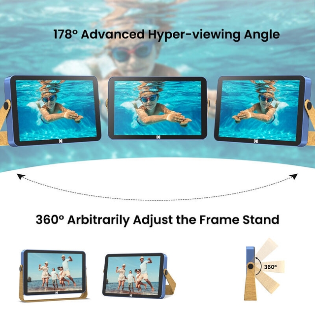 Kodak Digital Photo Frame 10 Inch RWF-108V Ocean blue
