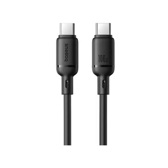 Baseus Silky Series Fast Charging Cable Type-C to Type-C 100W 1m P10377704113-00 Black