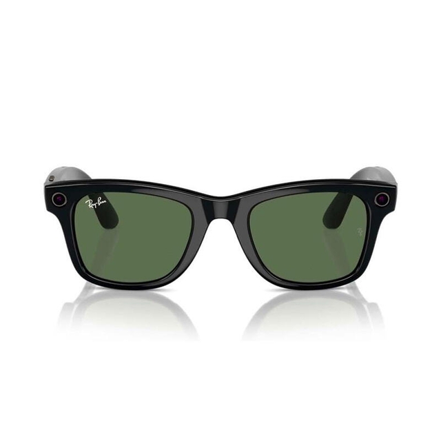 RayBan Meta WayFarer RW4008 Shiny Black/Green