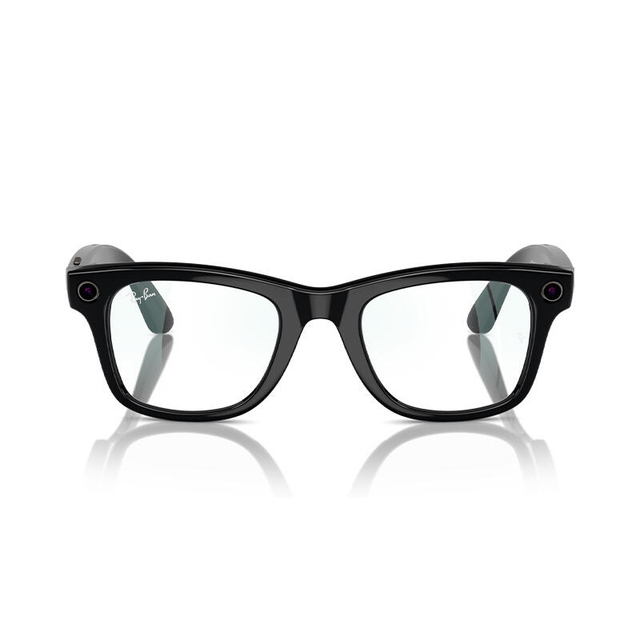 RayBan Meta WayFarer RW4008 Shiny Black/Clear