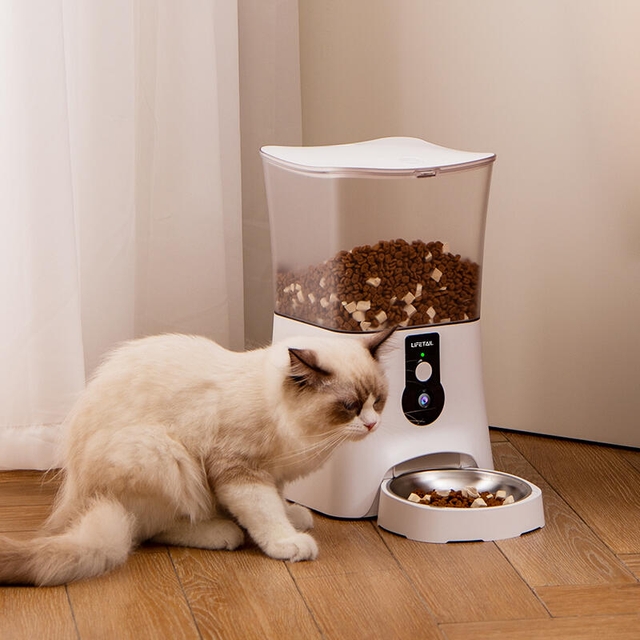 Petsuper Smart Pet Feeder PF01-2 White