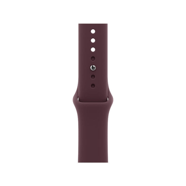 Apple Watch Series 12 GPS 46mm Radiant Gold Titanium Case with Burgundy Sport Band