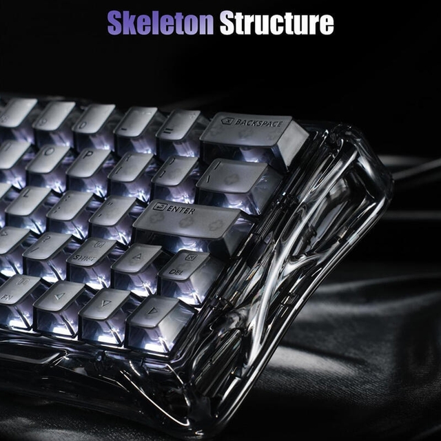 GravaStar Gaming Keyboard Mercury V60 60keys UFO Magnetic 8K Onyx Crystal