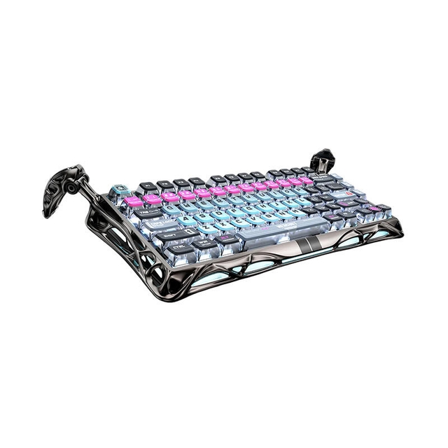 GravaStar Gaming Keyboard Mercury V75 Pro 80keys Magnetic Jade 8K CyberPunk
