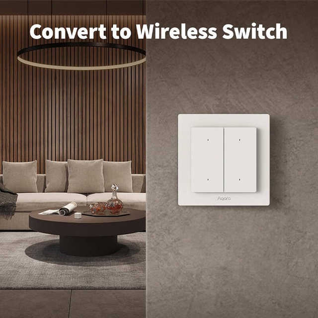 Aqara Light Switch H2 EU 4 Buttons 2 Channels White