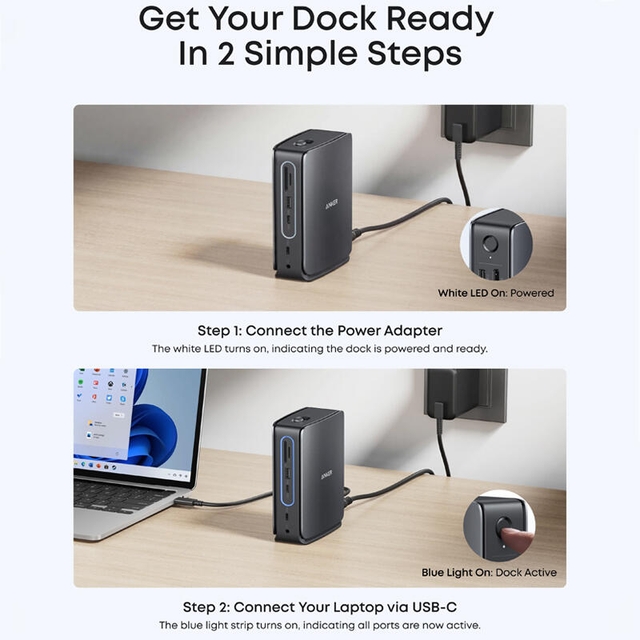 Anker Nano Docking Station 13in1 A83C3311 Black