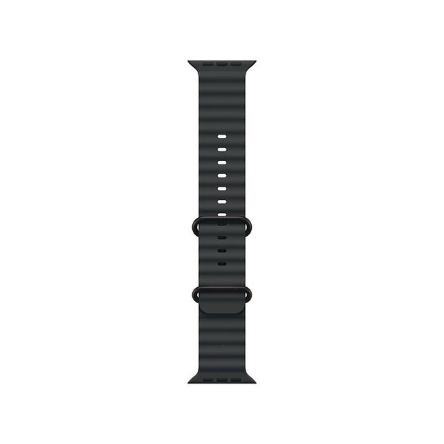 Apple Watch Ultra 3 49mm Black Titanium Case With Black Ocean Band MF0J4