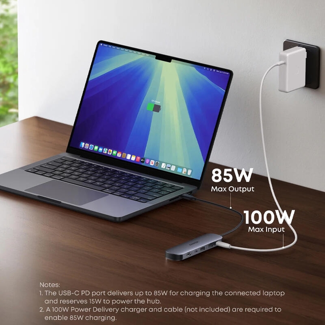 Anker USB-C Hub 7in1 A83D2HA1 Gray