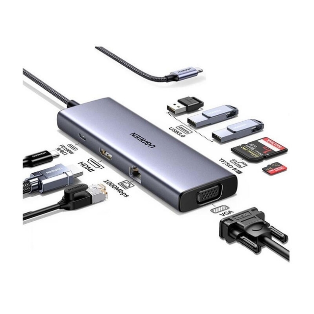 Ugreen USB Type-C Hub 15600 Gray
