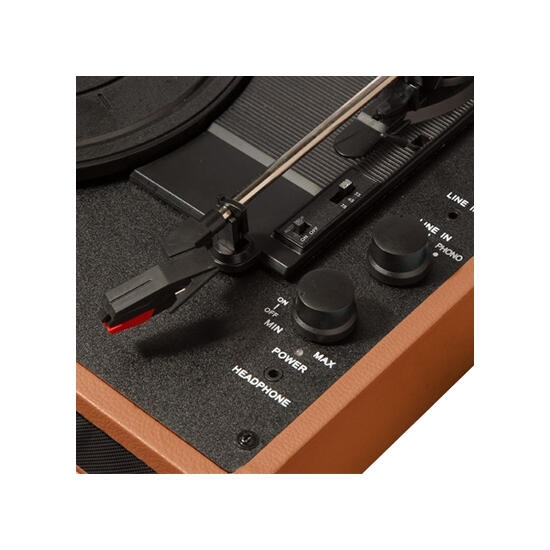 Lenco TT-10  Suitcase Record Player with speakers Brown