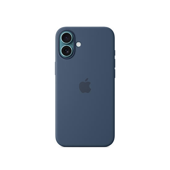 Apple iPhone 16 Plus Silicone Case with MagSafe MYYA3ZM/A Denim