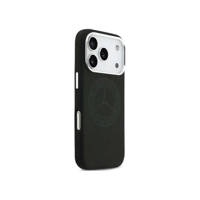 Mercedes-Benz HC Magsafe Leathe HC HC Magsafe Silicone Vintage Logo Iphone 17 Pro MEHMP17L25LSOVILK Black