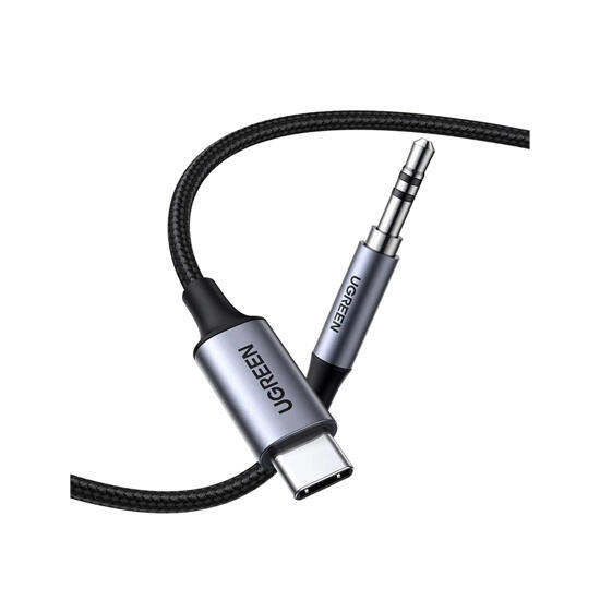 Ugreen USB-C Male to 3.5mm Male Audio Cable with Chip 1m 20192 Black