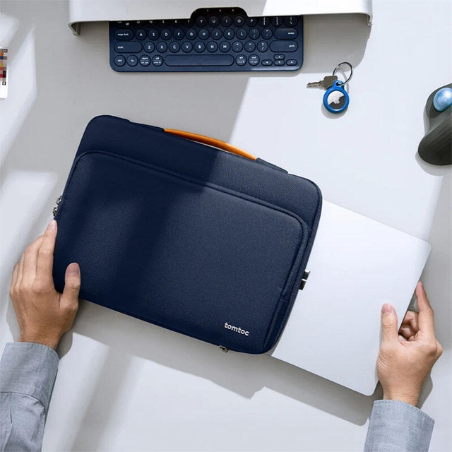 Tomtoc Defender A14 Laptop Briefcase 14 A14F3B2 Navy Blue