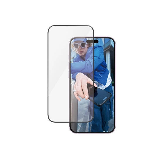 PanzerGlass Screen Protector iPhone 16 Plus/15 Plus Ultra-Wide Fit 2863