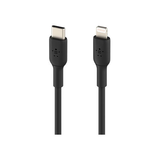 Belkin PVC C to Lightning Cable 1M CAA003bt1MBK Black