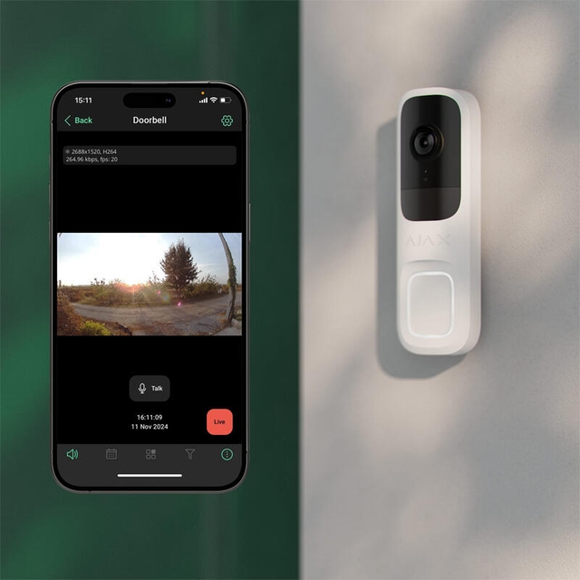 Ajax DoorBell White