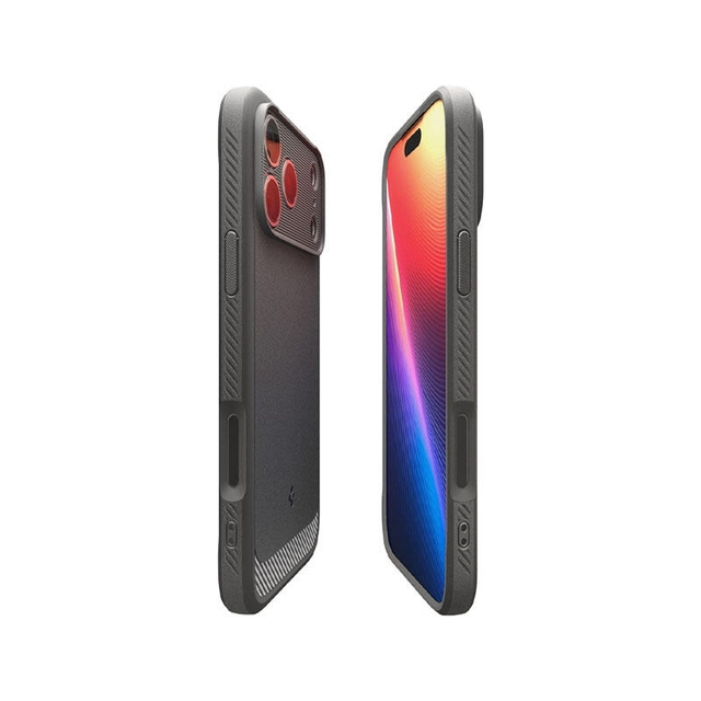 Spigen Rugged Armor Magfit Case For Apple iPhone 17 Pro ACS10330 Grey