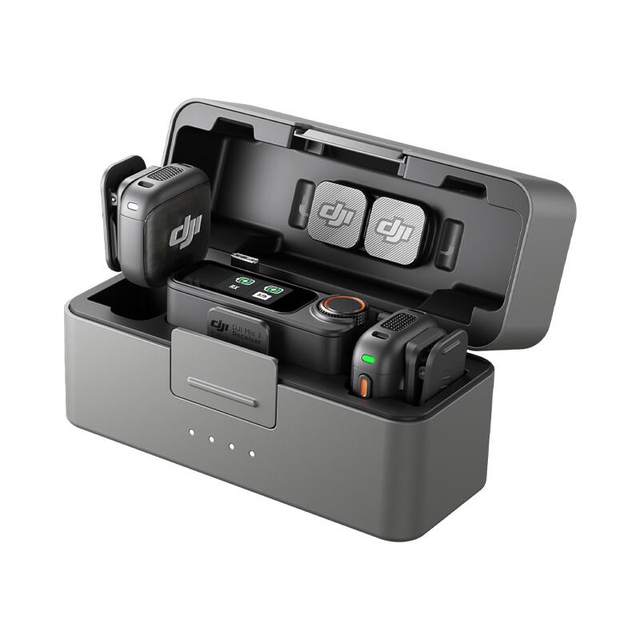 DJI Mic 3 2 TX plus 1 RX plus Charging Case Grey