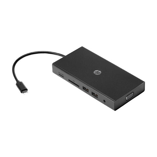 HP Travel USB-C Multi Port Hub 1C1Y5AA Black