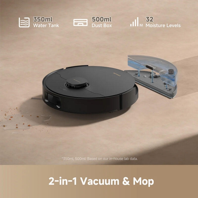Dreame Robot Vacuum D20 Plus Black