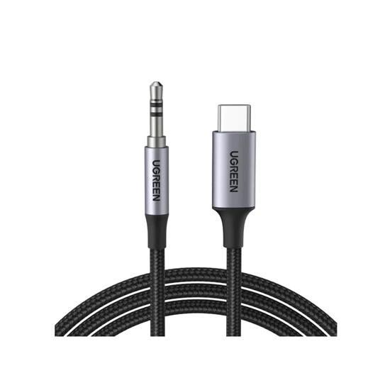 Ugreen USB-C Male to 3.5mm Male Audio Cable with Chip 1m 20192 Black