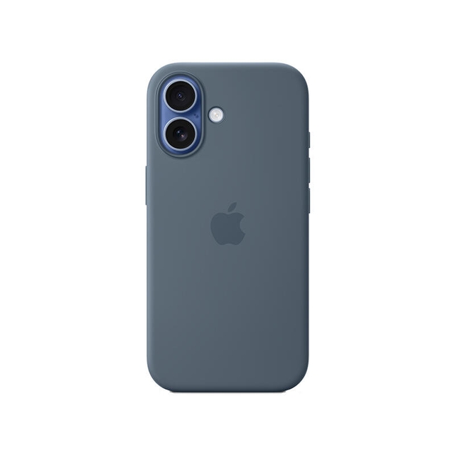 Apple iPhone 17 Silicone Case with MagSafe MGEW4ZM/A Anchor Blue