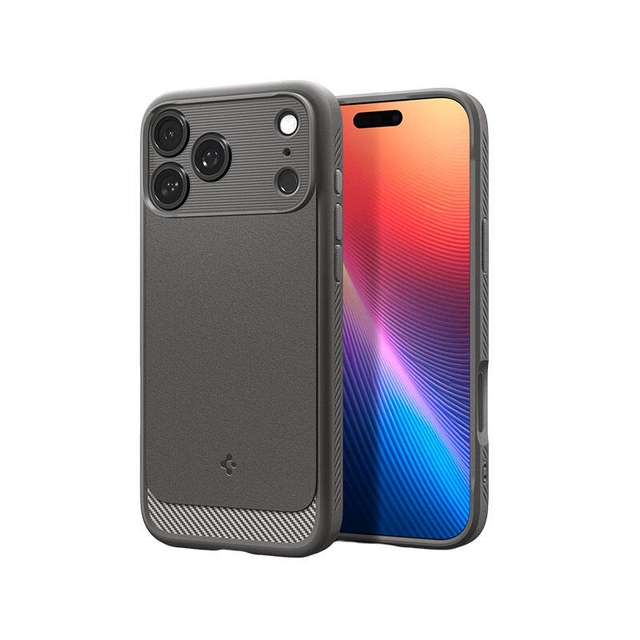 Spigen Rugged Armor Magfit Case For Apple iPhone 17 Pro ACS10330 Grey